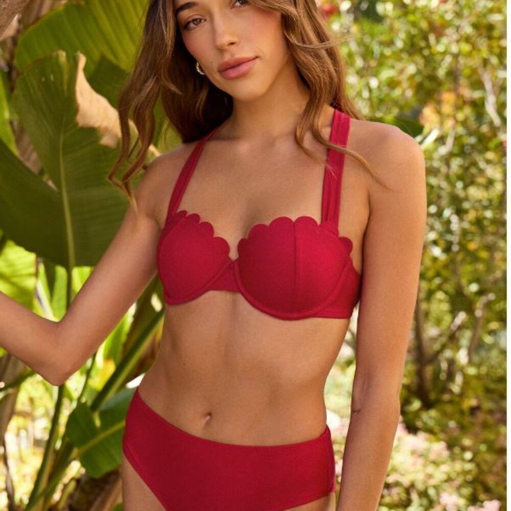 Cupshe Sangria Bliss Bikini Set